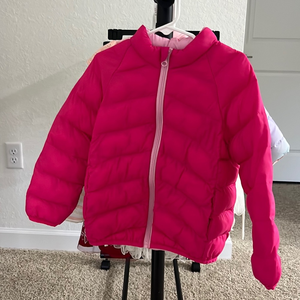 Pink puffer Toddler size